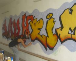 Graffiti Spieleraum 2009